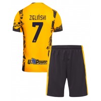 Inter Milan Piotr Zielinski #7 Replica Third Minikit 2024-25 Short Sleeve (+ pants)